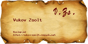 Vukov Zsolt névjegykártya