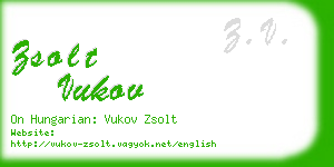 zsolt vukov business card